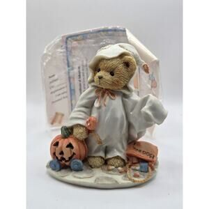 New Cherished Teddies Stacie "You Lift My Spirit" Ghost Halloween 617148 1994